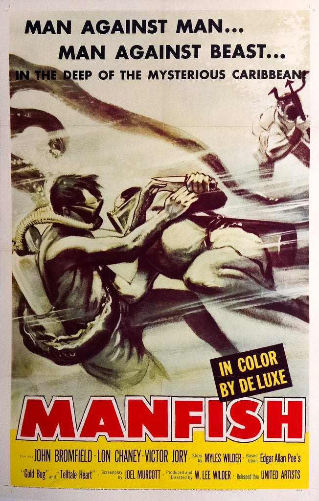 Manfish (1956) - John Bromfield Colorized Version DVD