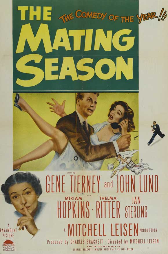 The Mating Season (1951) - Gene Tierney DVD