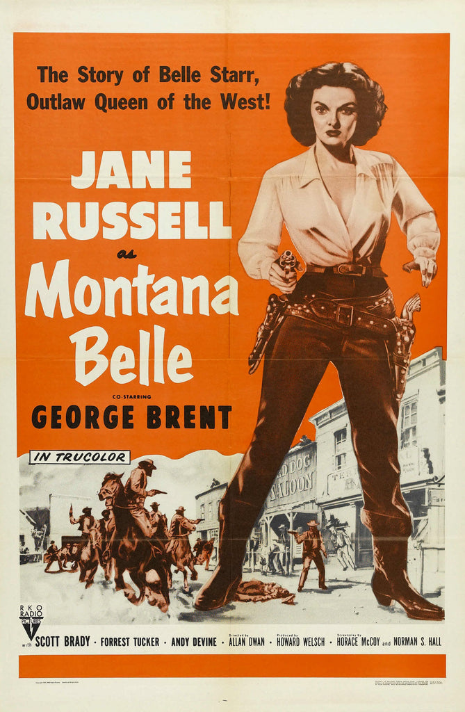 Montana Belle (1952) - Jane Russell DVD