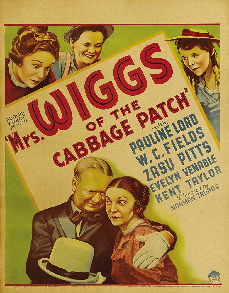 Mrs. Wiggs Of The Cabbage Patch (1934) - W.C. Fields  DVD