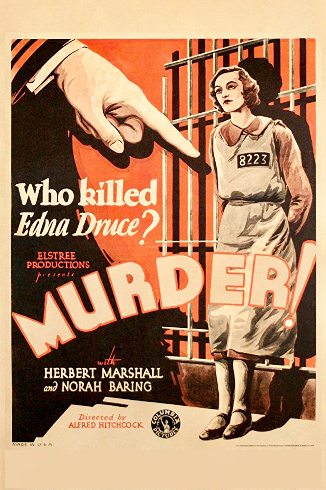 Murder (1930) - Alfred Hitchcock DVD