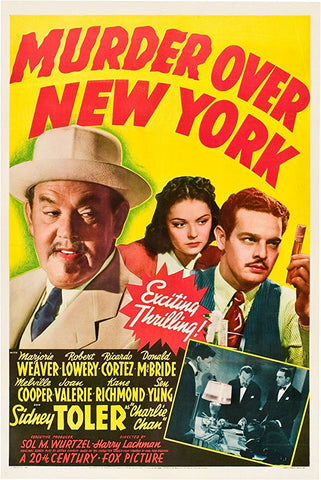Charlie Chan : Murder Over New York (1940) - Sidney Toler  DVD