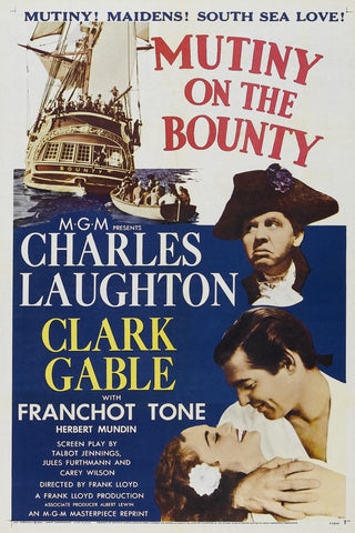 Mutiny On The Bounty (1935) - Clark Gable  Colorized Version  DVD