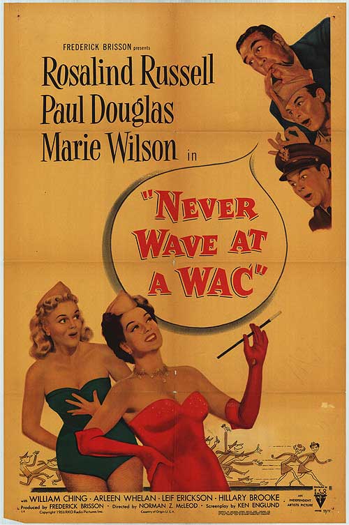 Never Wave At A WAC (1953) - Rosalind Russell Colorized Version DVD