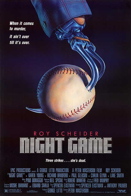Night Game (1989) - Roy Scheider DVD