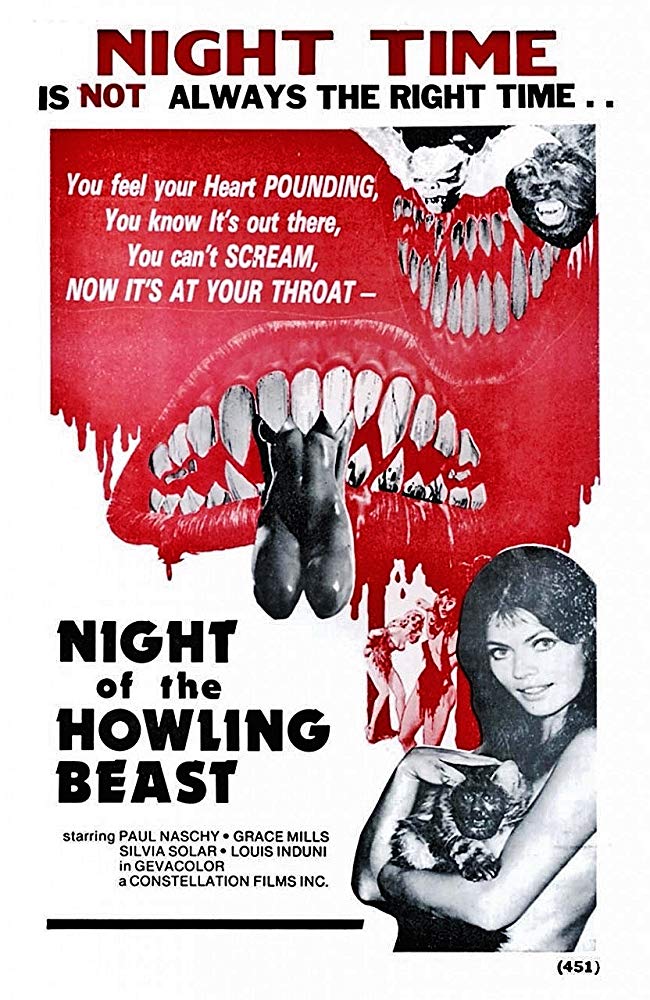 Night Of The Howling Beast (1975) - Paul Naschy DVD