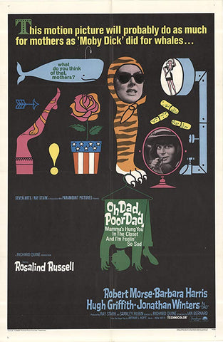 Oh Dad, Poor Dad, Mamma's Hung You in the Closet and I'm Feelin' So Sad (1967) - Rosalind Russell  DVD