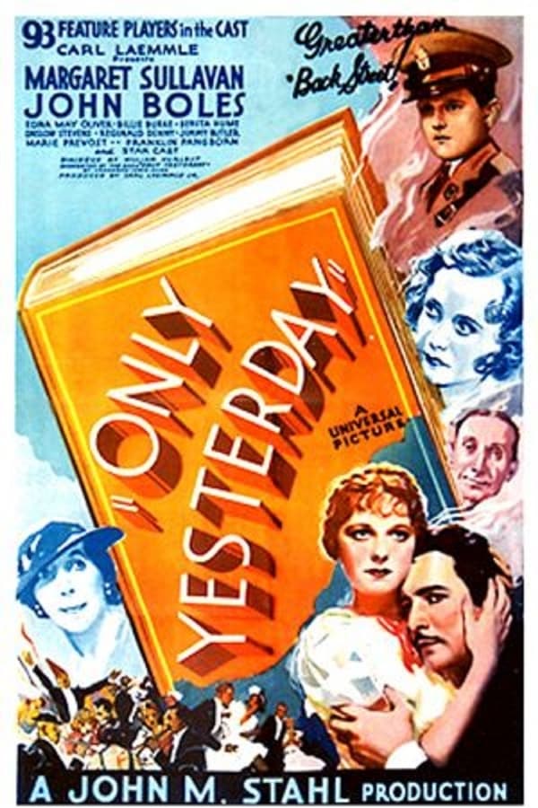 Only Yesterday (1933) - Margaret Sullavan DVD