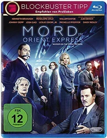 Murder On The Orient Express (2017) - Kenneth Branagh  Blu-ray