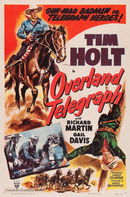 Overland Telegraph (1951) - Tim Holt DVD