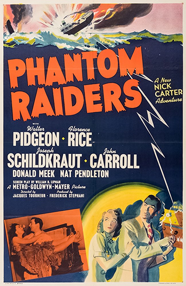 Phantom Raiders (1940) - Walter Pidgeon DVD