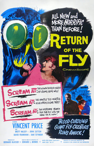Return Of The Fly (1959) - Vincent Price  Colorized Version  DVD