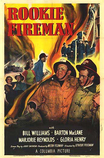 Rookie Fireman (1950) - Bill Williams DVD