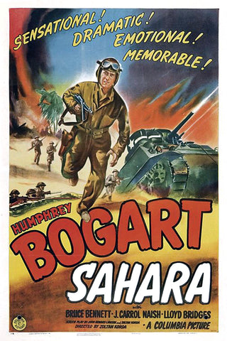 Sahara (1943) - Humphrey Bogart  Colorized Version  DVD