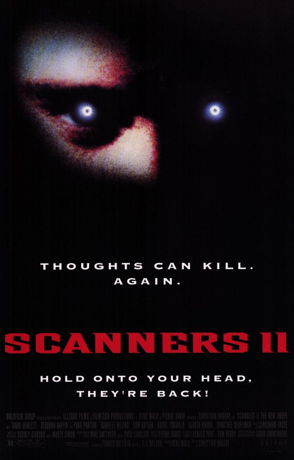 Scanners 2 : A New Order (1991) - David Hewlett DVD