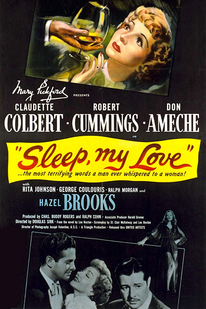 Sleep, My Love (1948) - Claudette Colbert DVD