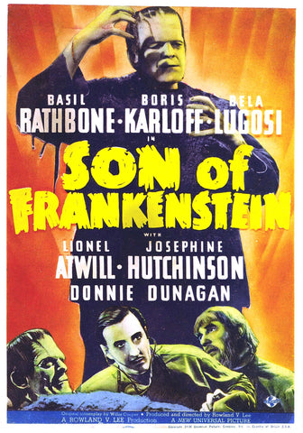 Son Of Frankenstein (1939) - Boris Karloff  Colorized Version  DVD