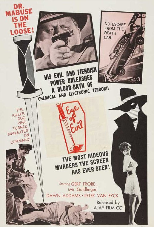 The 1,000 Eyes of Dr. Mabuse (1960) - Fritz Lang DVD