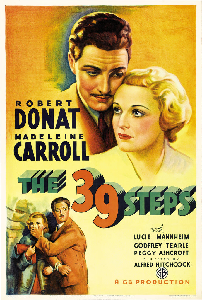 The 39 Steps (1935) - Alfred Hitchcock DVD Colorized Version