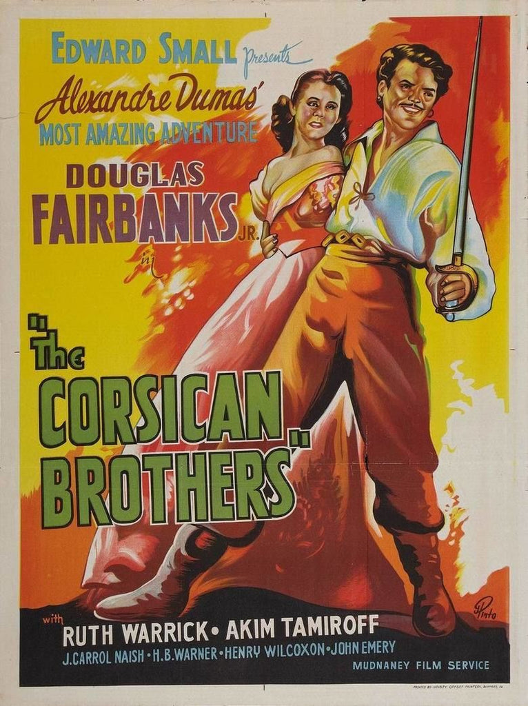 The Corsican Brothers (1941) - Douglas Fairbanks Jr. Colorized Version