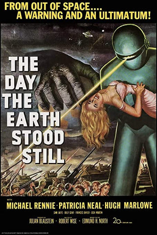 The Day The Earth Stood Still (1951) - Michael Rennie   Colorized Version  DVD