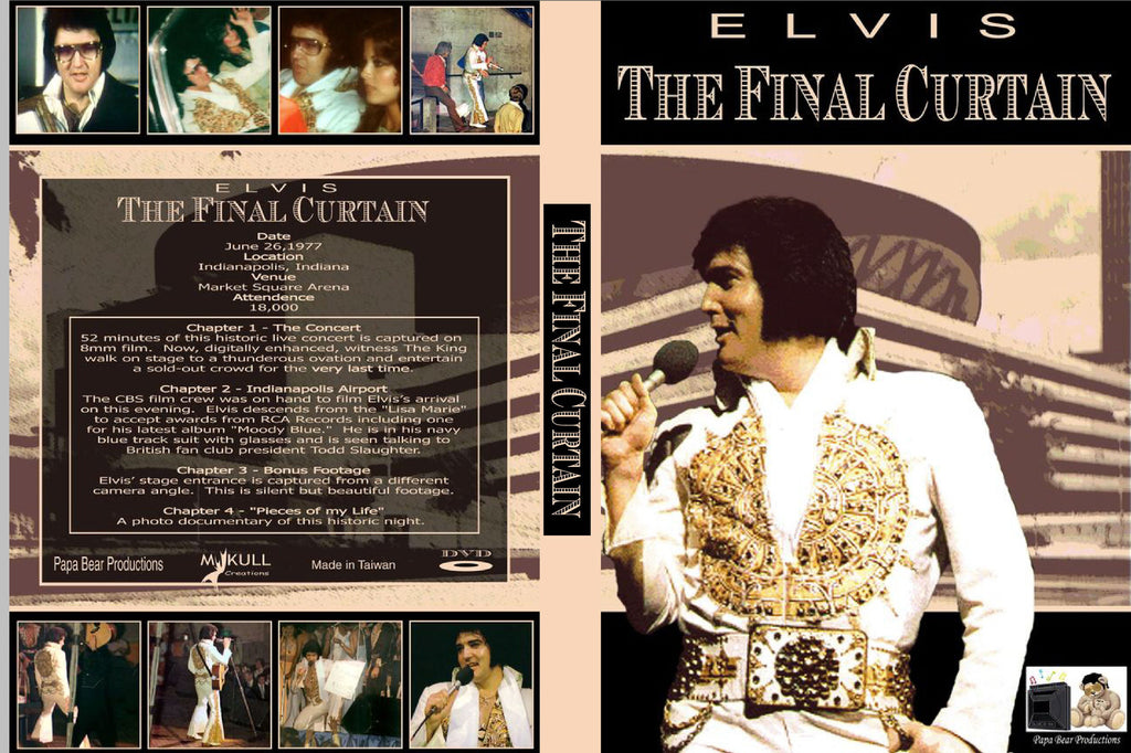 Elvis : The Final Curtain - Indianapolis 1977 DVD
