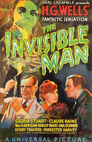 The Invisible Man (1933) - Claude Rains  Colorized Version  DVD