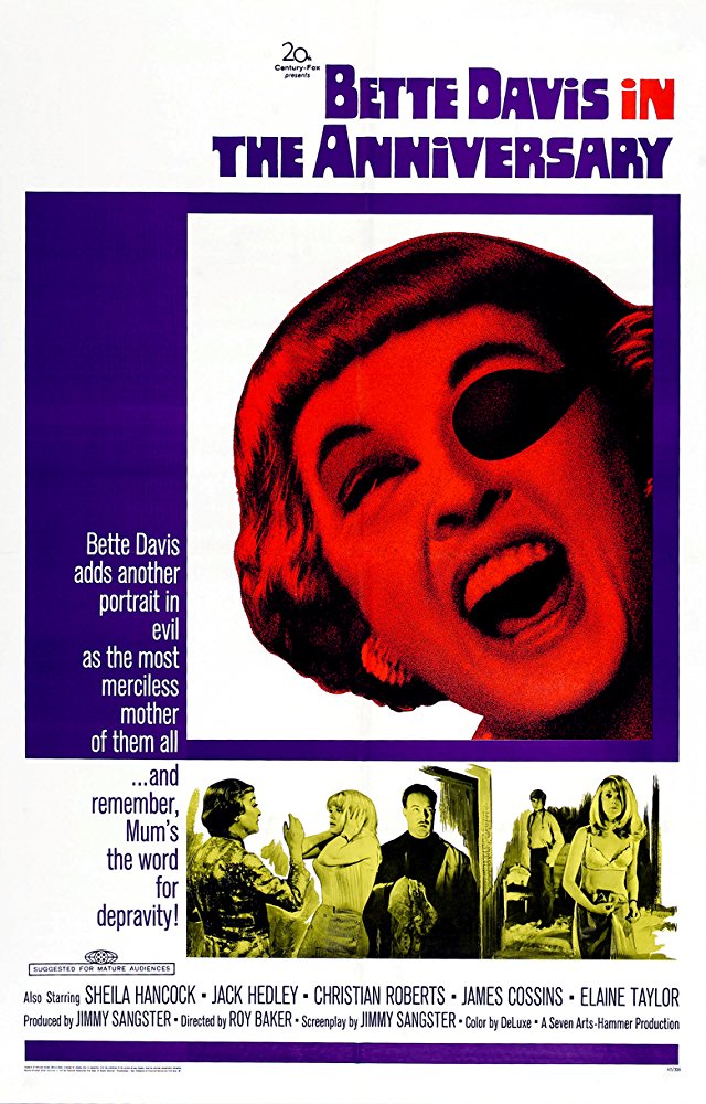 The Anniversary (1968) - Bette Davis DVD