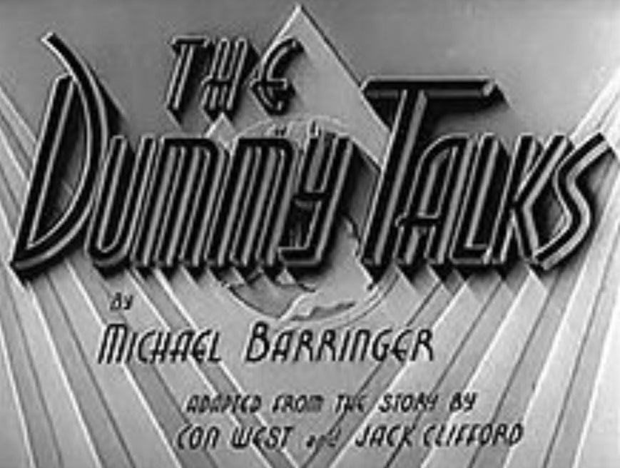 The Dummy Talks (1943) - Jack Warner DVD