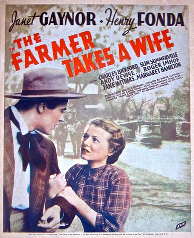 The Farmer Takes A Wife (1935) - Henry Fonda  DVD