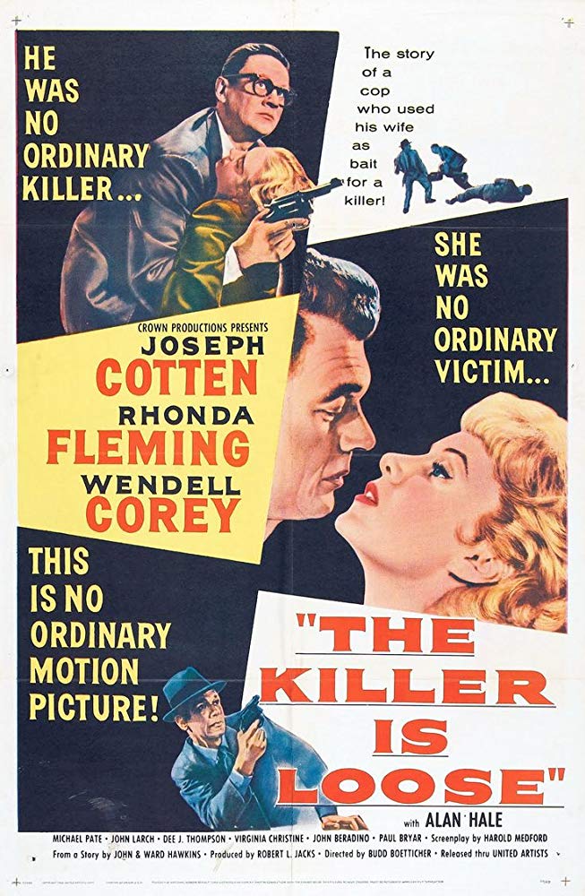 The Killer Is Loose (1956) - Joseph Cotten DVD