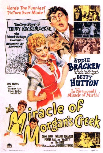 The Miracle Of Morgan´s Creek (1944) - Betty Hutton DVD