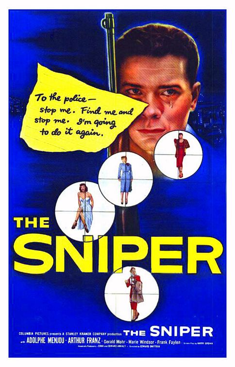 The Sniper (1952) - Arthur Franz DVD