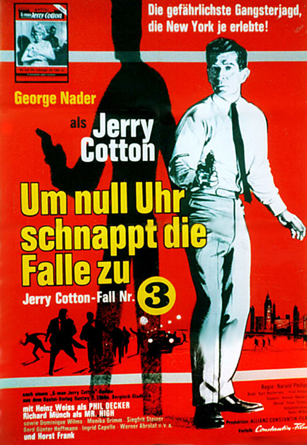 Jerry Cotton :The Trap Snaps Shut At Midnight (1966) - George Nader DVD