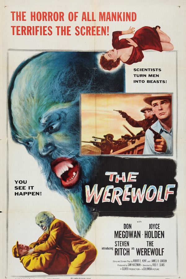 The Werewolf (1956) - Don Megowan DVD