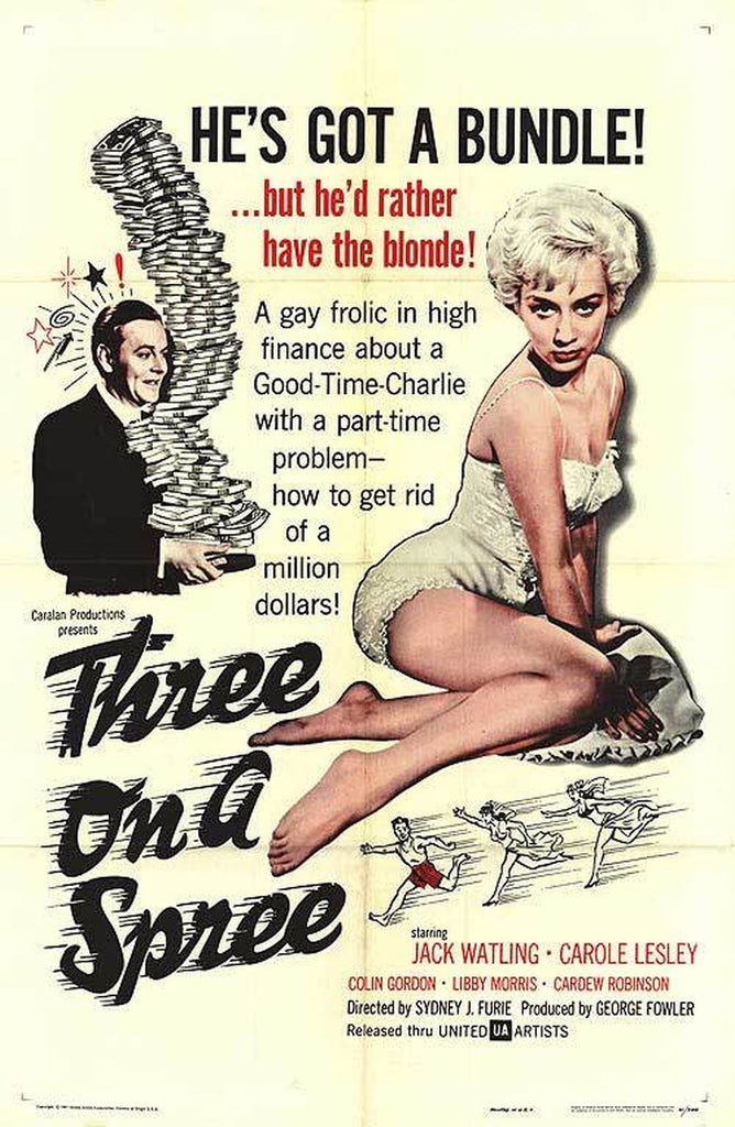 Three On A Spree (1961) - Jack Watling DVD