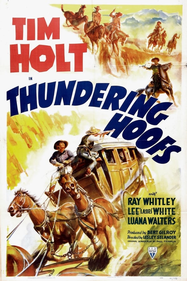Thundering Hoofs (1942) - Tim Holt DVD