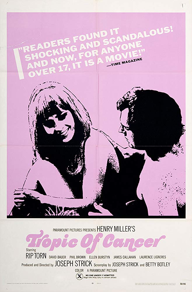 Tropic Of Cancer (1970) - Rip Torn DVD