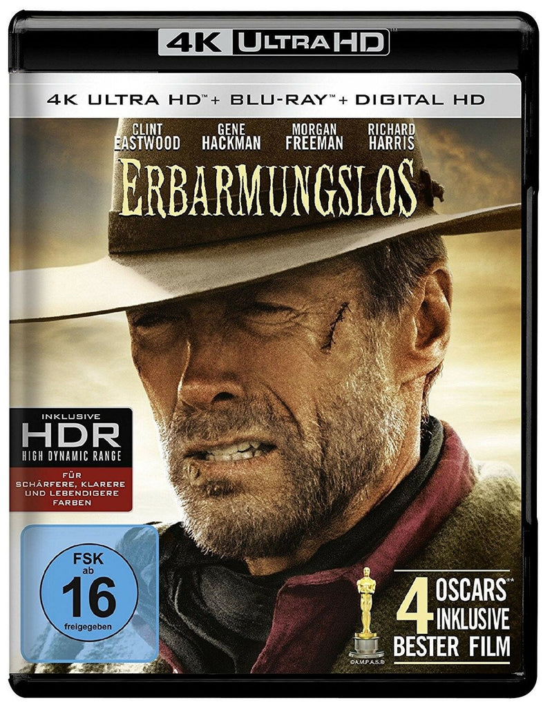 Unforgiven (1992) - Clint Eastwood 4K Ultra HD + Blu-ray Disc