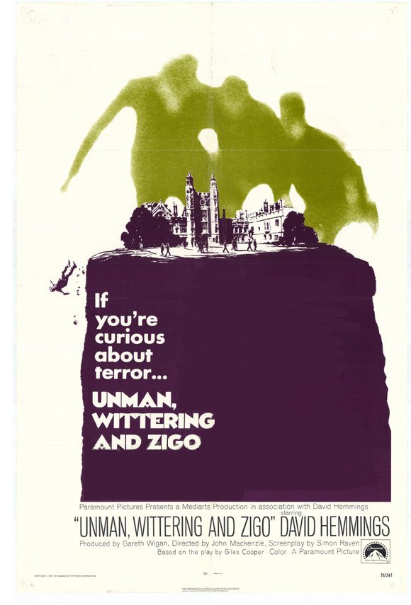 Unman, Wittering And Zigo (1971) - David Hemmings DVD