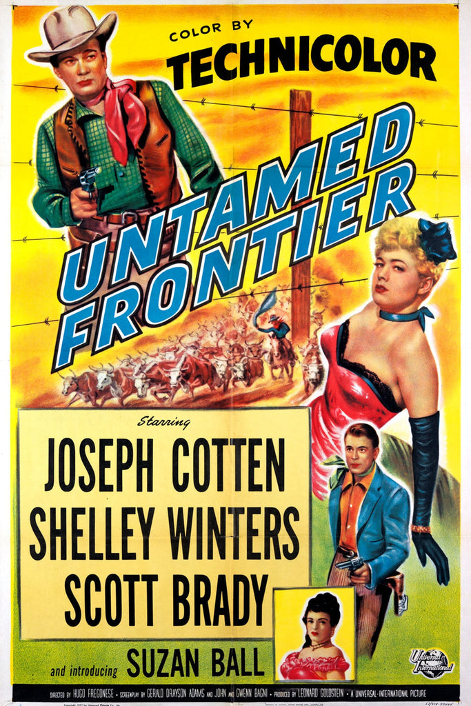 Untamed Frontier (1952) - Joseph Cotten DVD