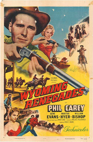 Wyoming Renegades (1954) - Philip Carey  DVD