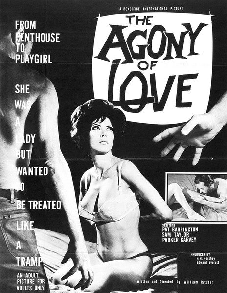 Agony of Love (1966) - Pat Barrington DVD