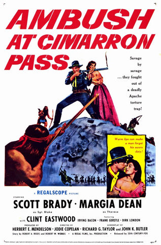 Ambush At Cimarron Pass (1958) - Clint Eastwood  DVD