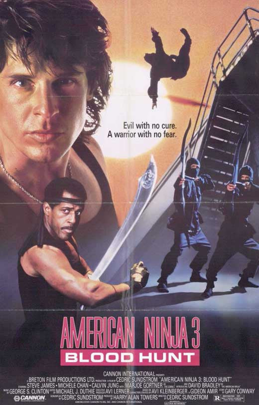 American Ninja 3 : Blood Hunt (1989) - Steve James DVD