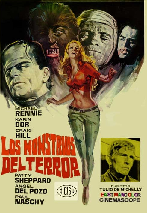 Assignment Terror AKA Dracula vs. Frankenstein (1970) - Michael Rennie DVD