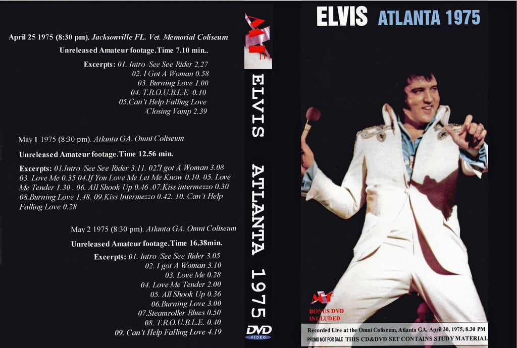 Elvis Rocks Atlanta 1975 DVD