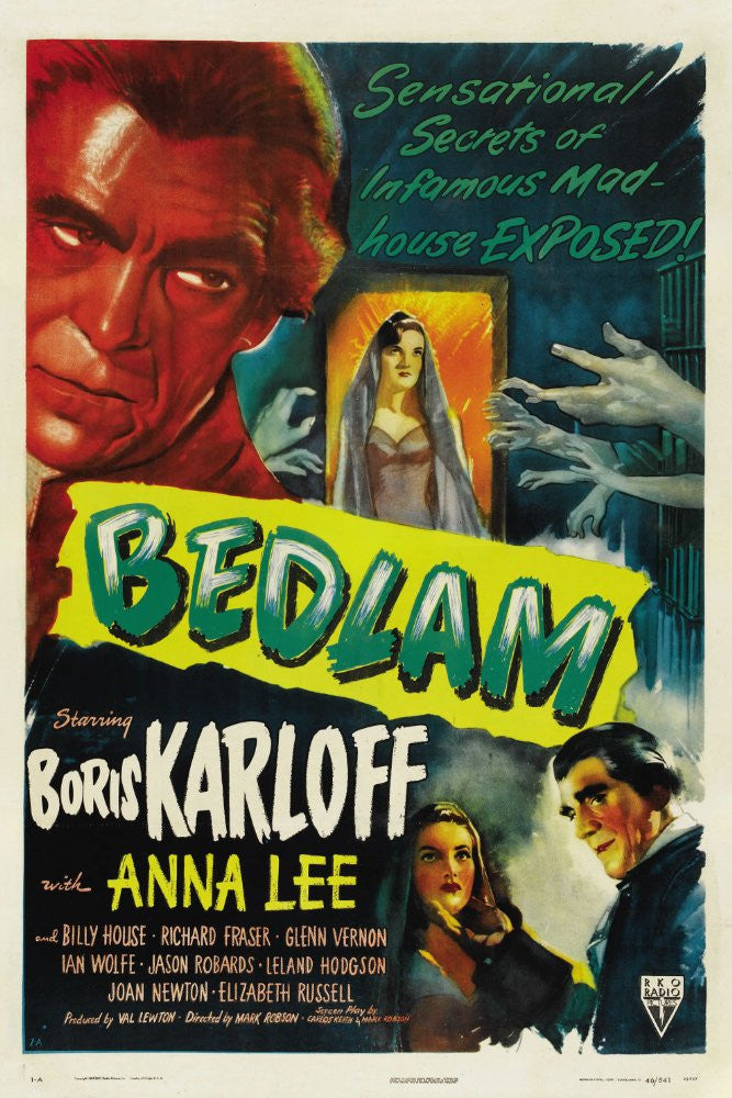 Bedlam AKA Chamber Of Horrors (1946) - Boris Karloff DVD
