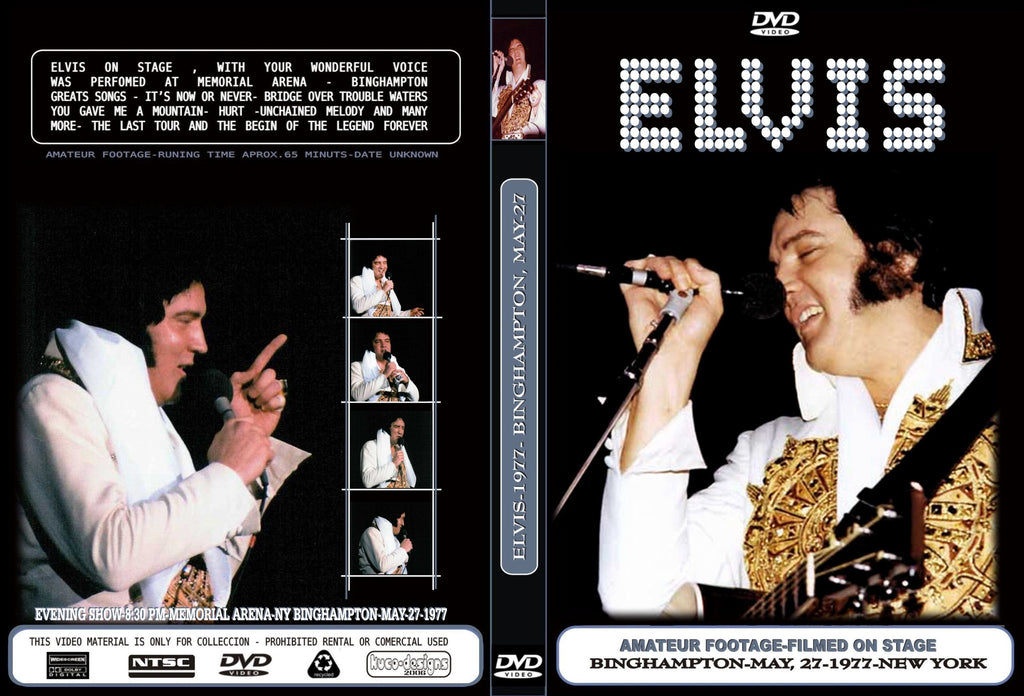 Elvis - The Complete 2nd Night In Binghampton,NY 1977 DVD
