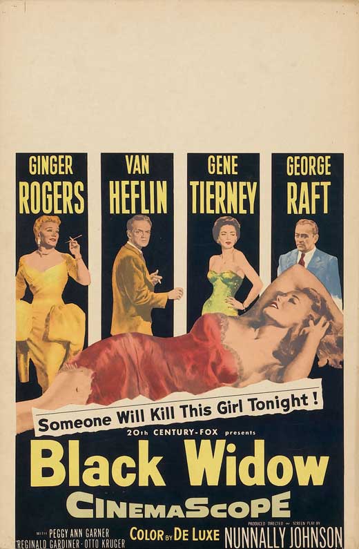 Black Widow (1954) - Van Heflin DVD